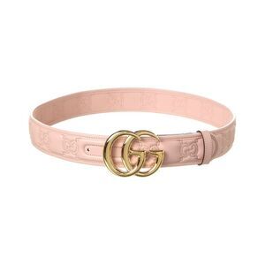 Gucci Leather Belt, Pink